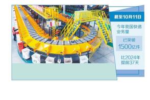 工作人员在中国邮政集团有限公司甘肃省张掖市分公司邮件处理中心智能分...