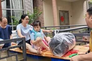 受台风美莎克影响广西大部出现持续性强降雨南宁防城港钦州贵港等地险情...