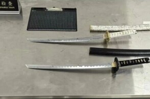 近日济南机场海关对入境旅客行李进行监管时发现旅客行李物品机检图像异...