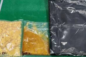 近日广州海关在广州白云机场口岸查获86425克毒品大麻广州海关所属...