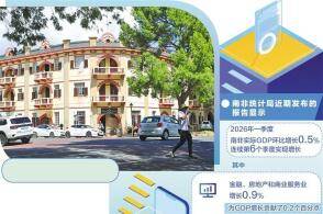 图为南非布隆方丹的街景新华社记者陈为摄2026年一季度南非经济虽继...