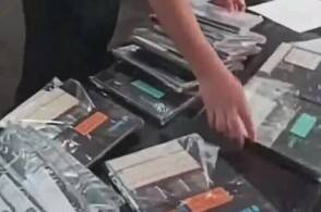 近日拱北海关所属港珠澳大桥海关在口岸进境客车通道查获医用血管支架2...